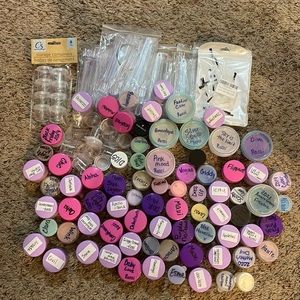 Nail powder lot. Revel, Rossi, nailboo